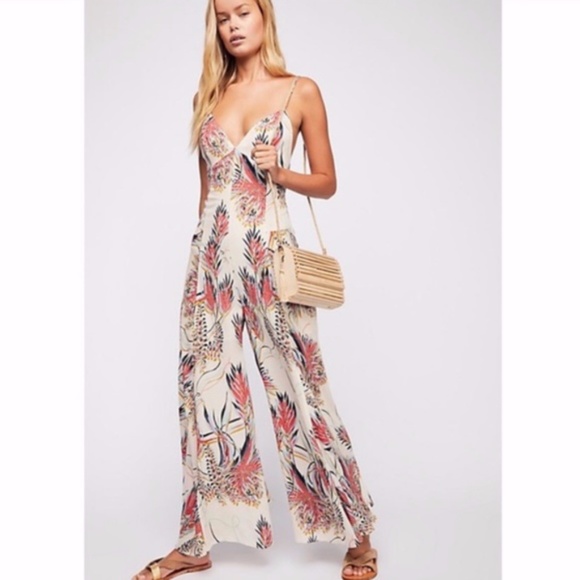 Free People Pants - Free People Alissa Printed Jumpsuit
